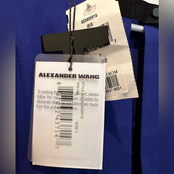 NWT Alexander Wang T Sleeveless Cutout
Silk Crepe Bandeau Mini Dress - Picture 9 of 11